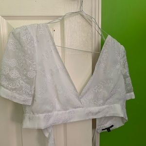 Guess cropped blouse